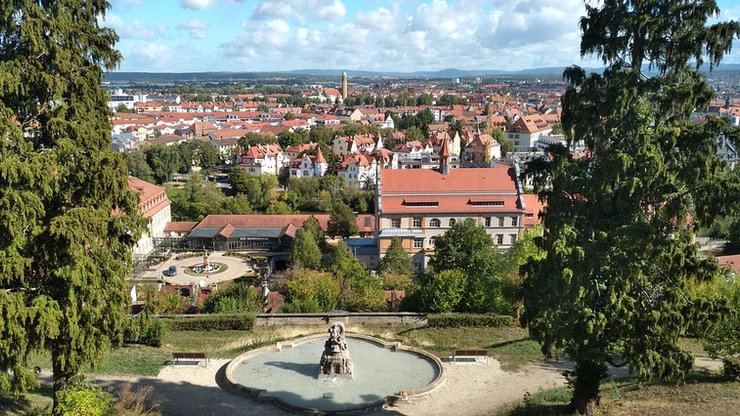 view of Bamberg from Michelsberg Abbey