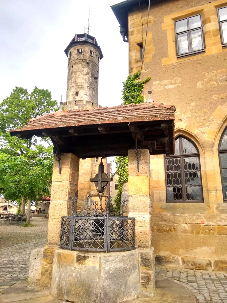 fountain at Altenberg Castle