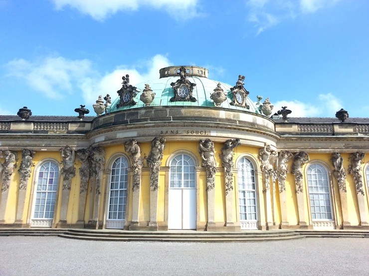 Sanssouci Place in Potsdam Germany
