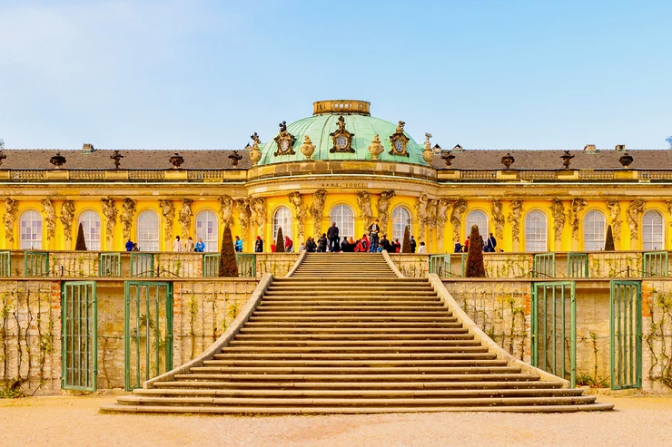 Schloss Sanssouci in Potsdam Germany 