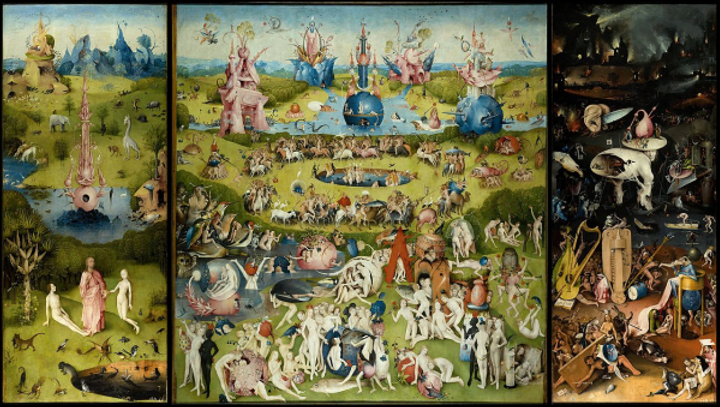 Hieronymus Bosch, The Garden of Earthly Delights, c. 1480-1505, oil on panel,