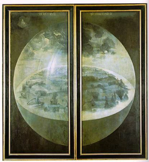 what Bosch's painting looks like when the shutters are closed