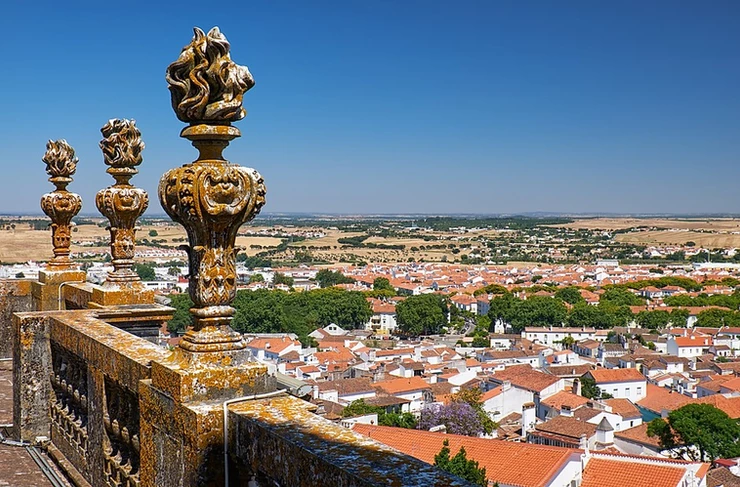 view from Evora Cathedral