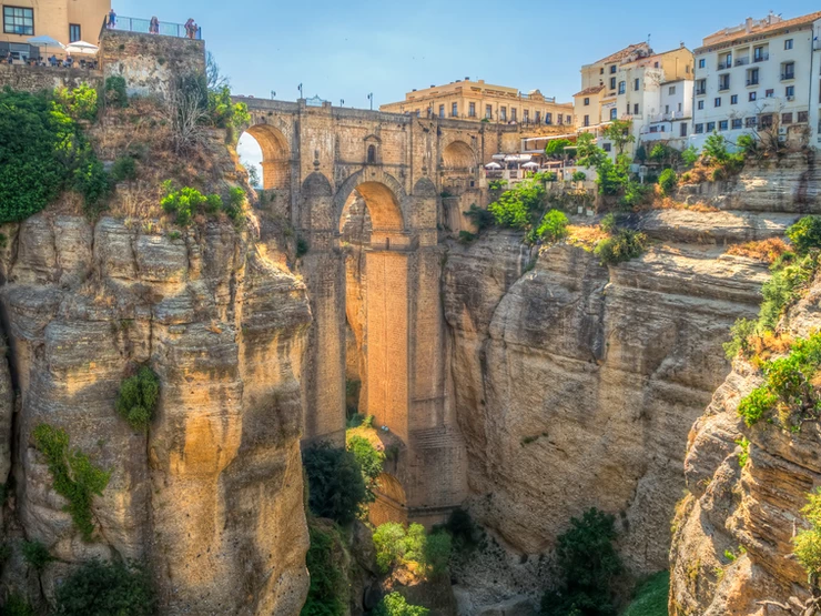 the stunning New Bridge in the town of Ronda
