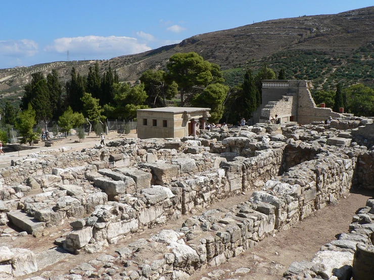 northern buildings at Knossos