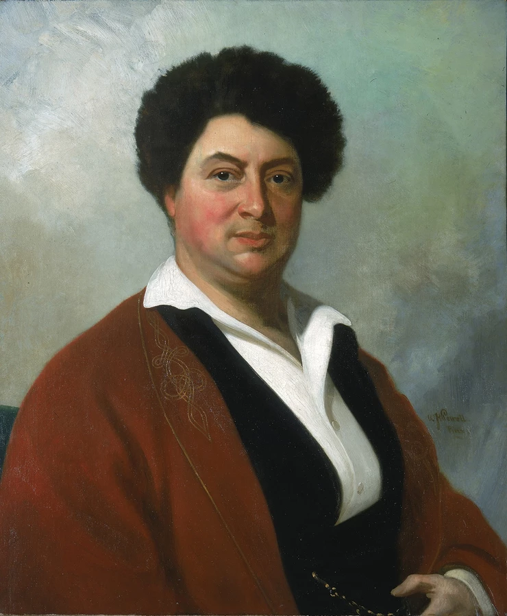 William Henry Powell, Portrait of Alexandre Dumas, 1855