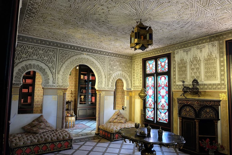 the Moorish Salon at the Chateau de Monte Cristo