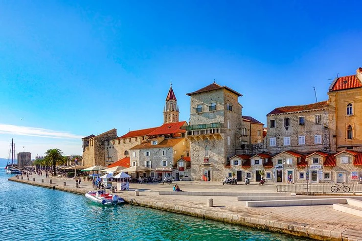 pretty street in medieval Trogir, a top attractions in Split