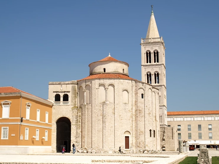 the ancient St. Donatus Church in Zadar