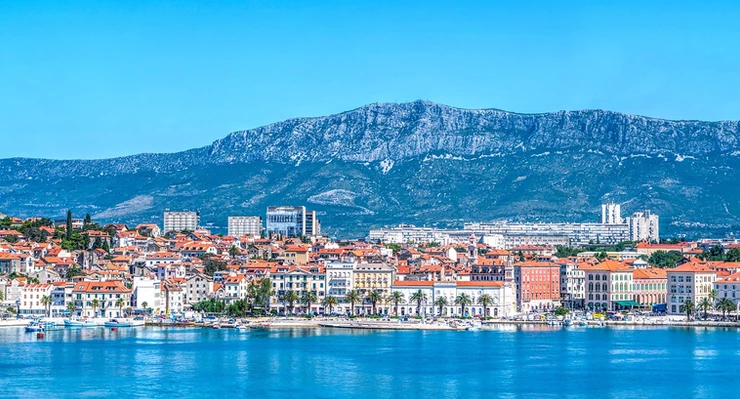 panorama of Split Croatia