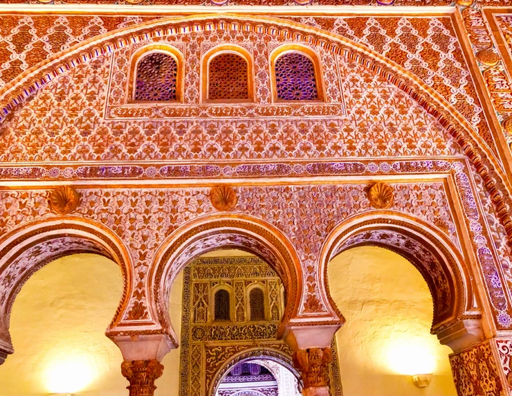 ornate decorations in the Alcazar
