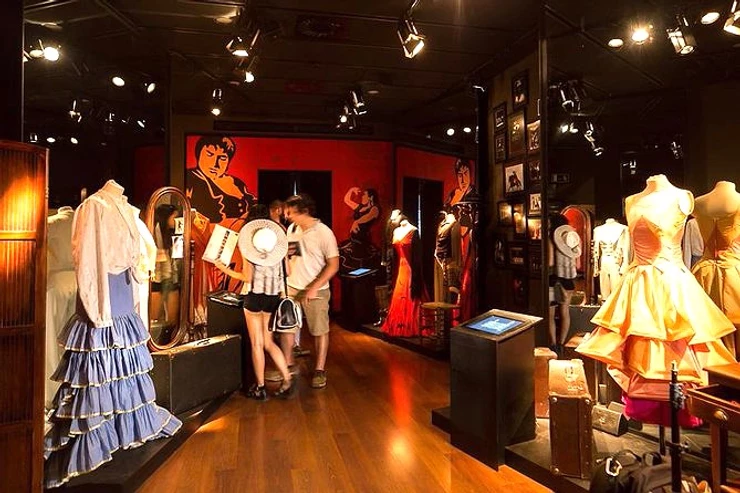 costumes in the Flamenco Dance Museum