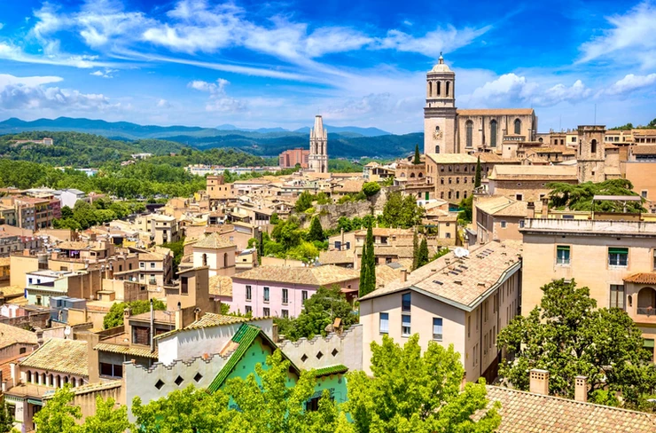 cityscape of Girona