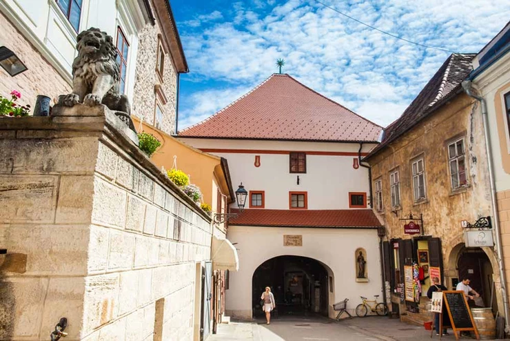 the Stone Gate in Zagreb