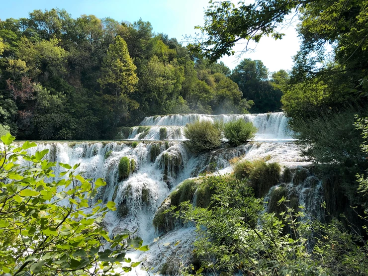 Skrandinski buk waterfall at Krka National Park