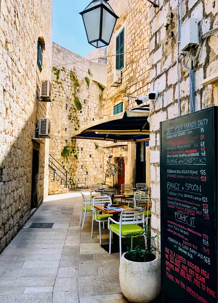 cute street in Dubrovnik
