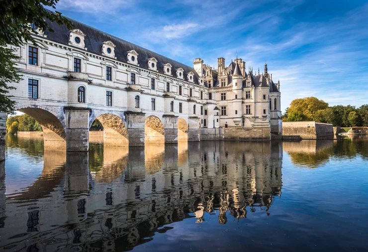 the elegant Chateau Chenonceau
