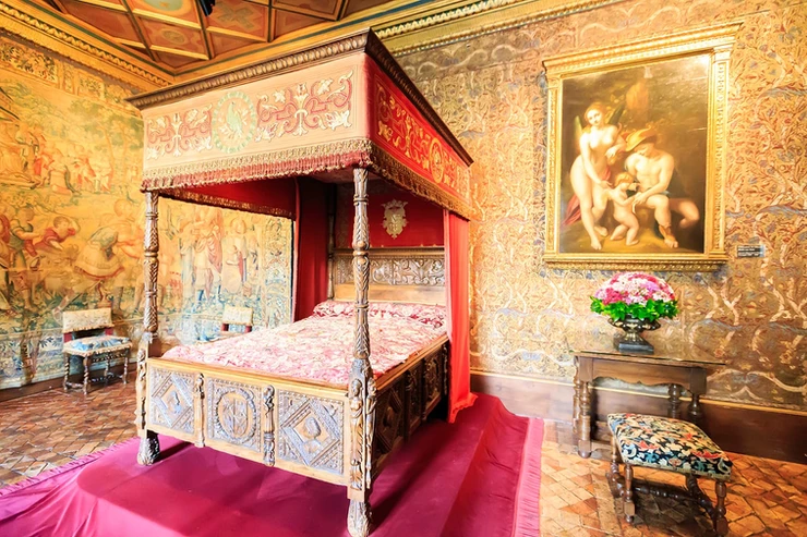 Catherine de Medici's bedroom in Chenonceau