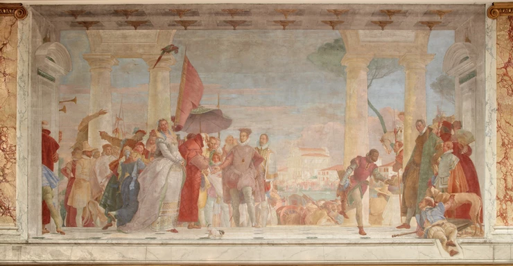 Tiepolo, Henri III Being Welcomed to the Contarini Villa, 1745
