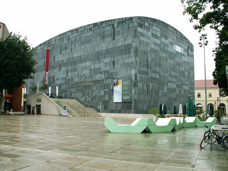 the Mumok Museum in MuseumQuarter