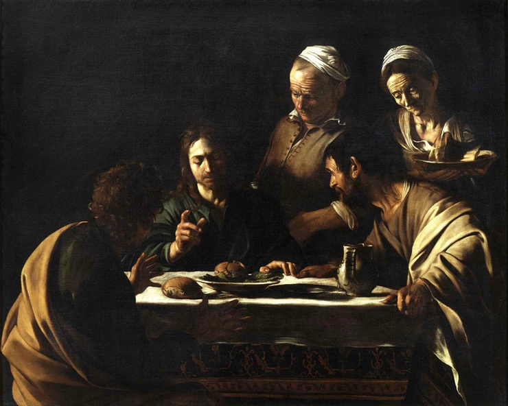 Caravaggio, Supper at Emmaus, 1606