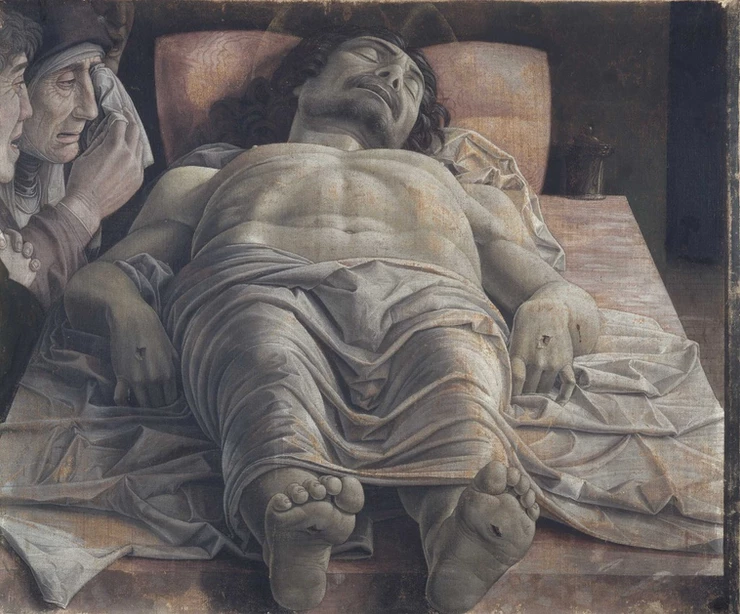 Andrea Mantegna's Lamentation of the Dead Christ, 1480