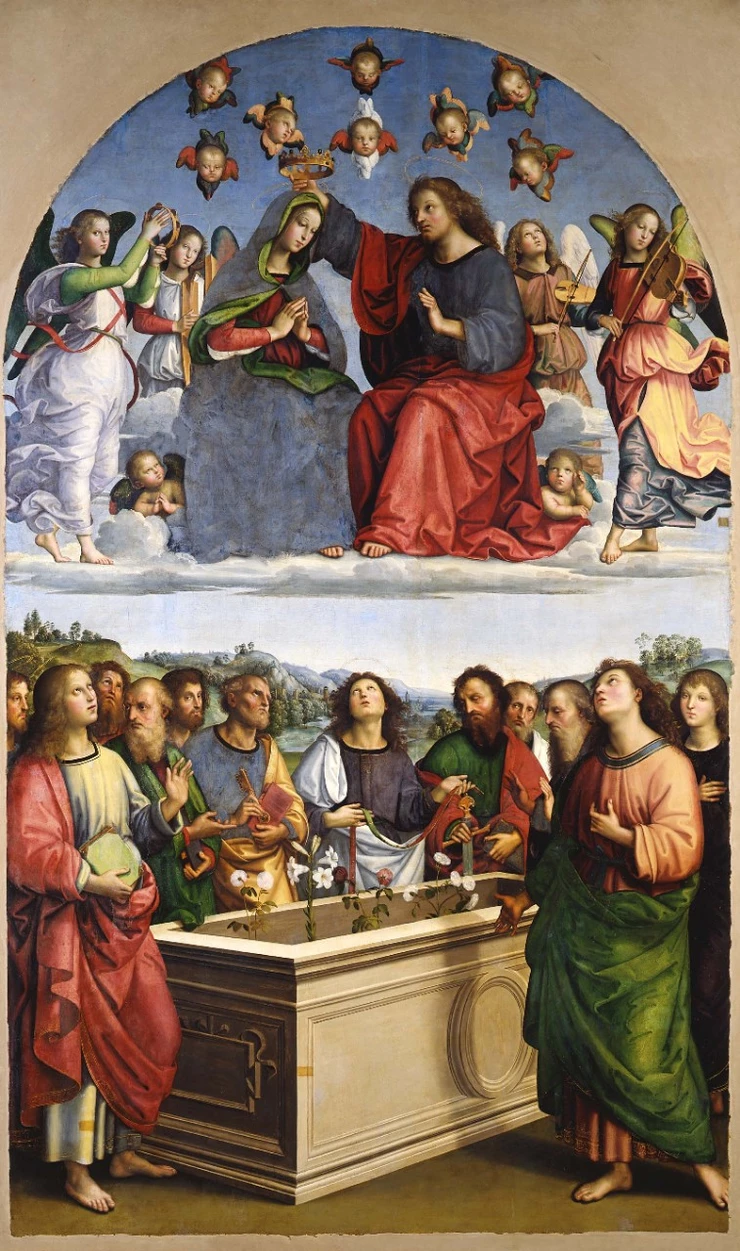 Raphael, Coronation of the Virgin, 1502-04