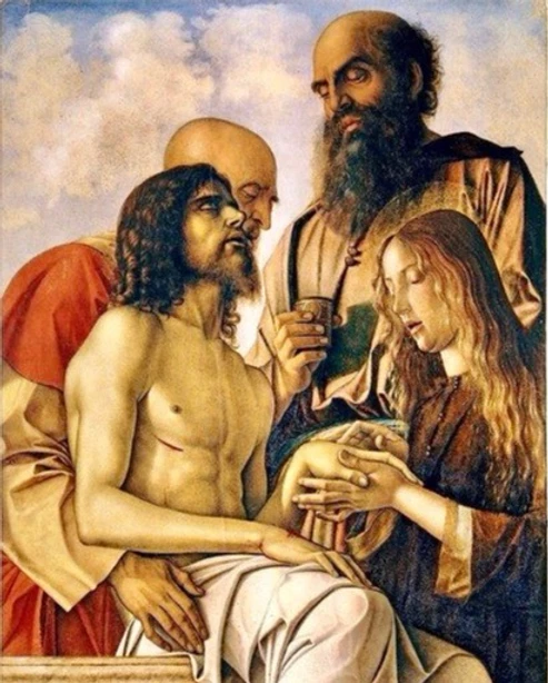 Giovanni Bellini, The Lamentation Over the Dead Christ, 1473-76