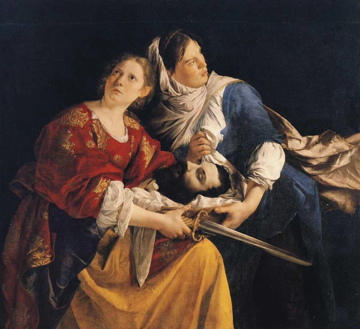 Orazio Gentileschi, Judith and Her Handmaid With the Head of Holofernes, 1611-12