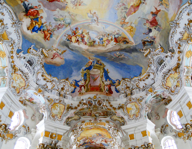 the cupola of Weiskirche