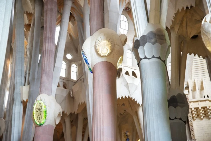columns of the Sagrada Familia