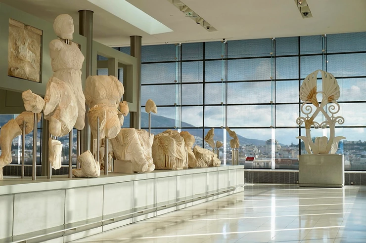 gallery in Athen's Acropolis Museum
