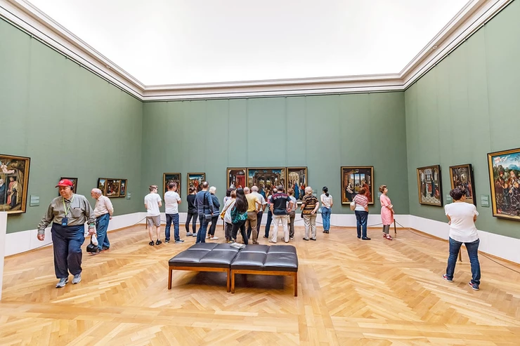 gallery in the Alte Pinakothek