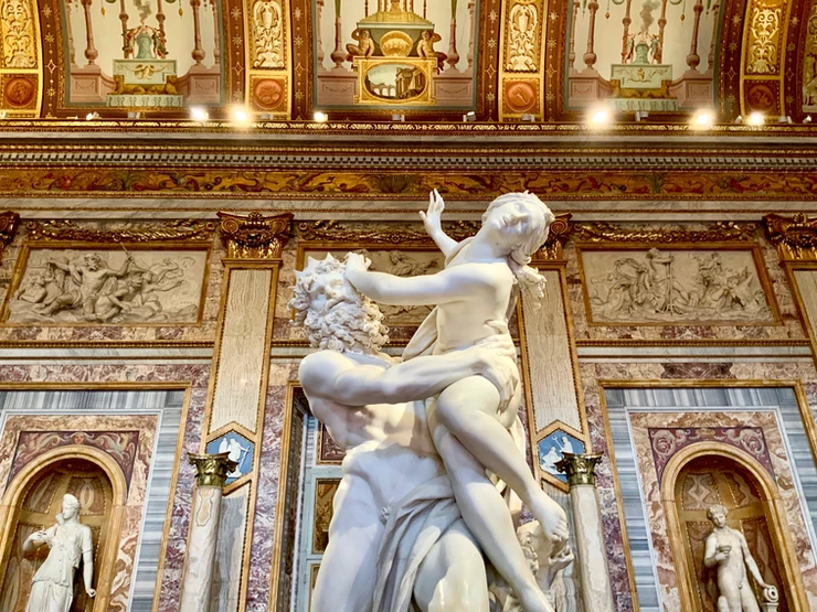 Bernini's Rape of Persephone in the Borghese Gallery