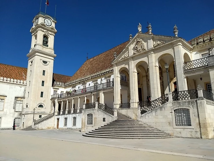 the UNESCO-listed Coimbra University in Coimbra