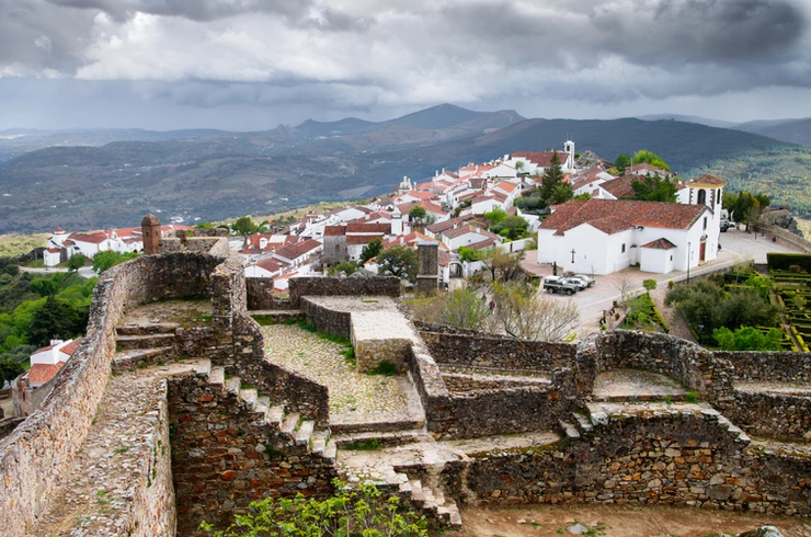 historic walled city of Marvao Portugal, one of the best day trips from Lisbon