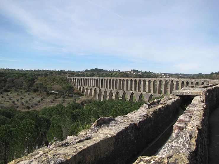 Pegoes Aqueduct near Tomar