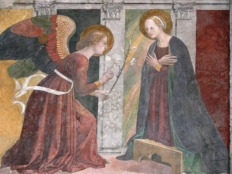 The Annunciation by Melozzo da Forli