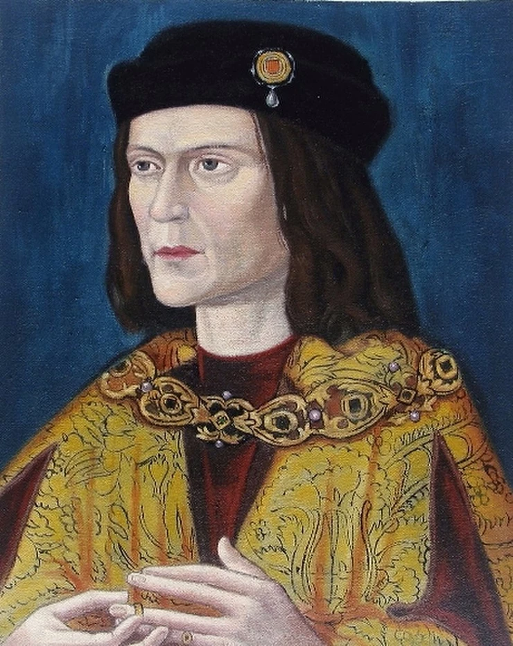 another Tudor era portrait of Richard III inaccurately showing him with a hunchback and brown eyes