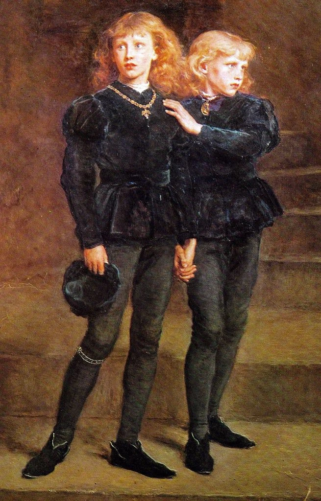 John Everett Millais, The Two Princes Edward and Richard in the Tower, 1483