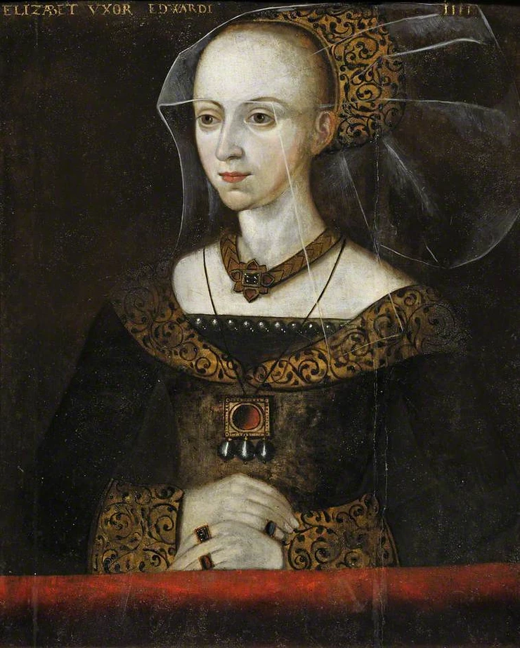 Portrait of Queen Elizabeth Woodville, 1472, University of Cambridge