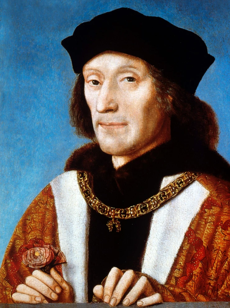 King Henry VII by Unknown Netherlandish artist oil on panel, 1505