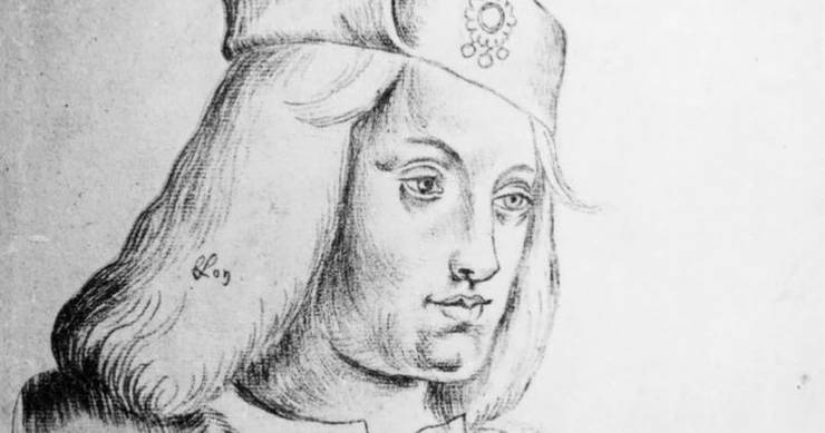 a drawing of Perkin Warbeck, possibly Richard Duke of York