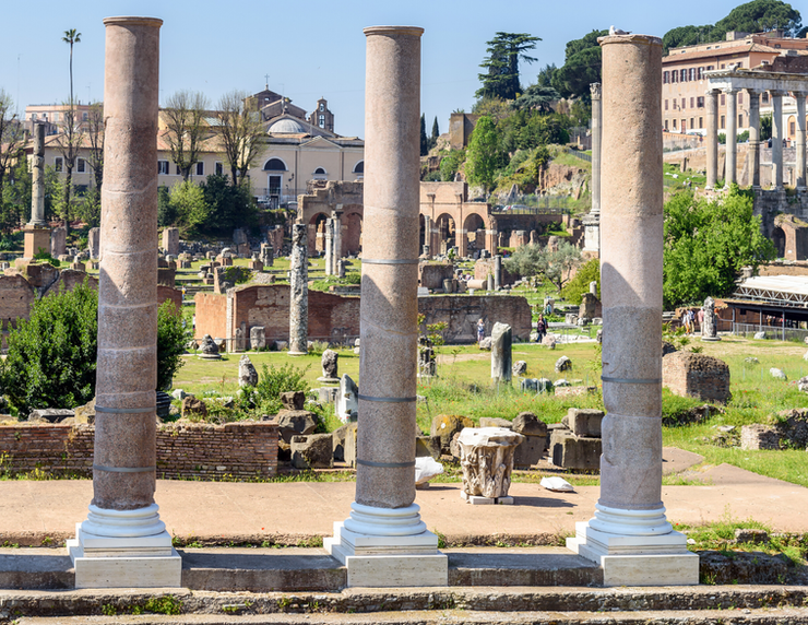 ruins you can see from the Via Fori Imperiali