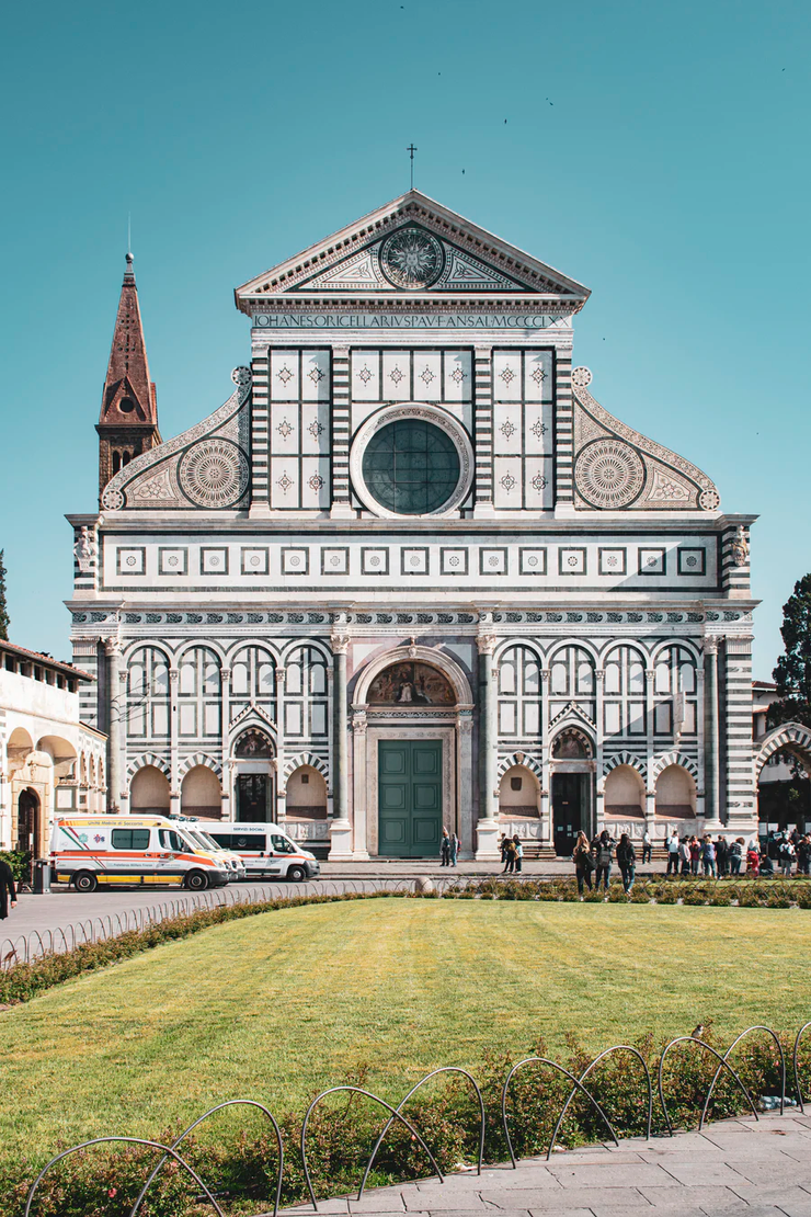 marble facade of Santa Maria Novella