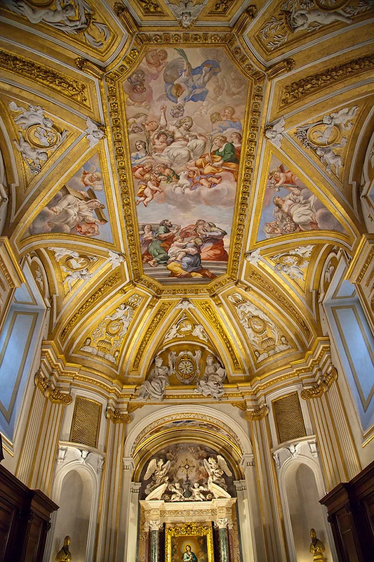 ceiling in Sant'Agnese