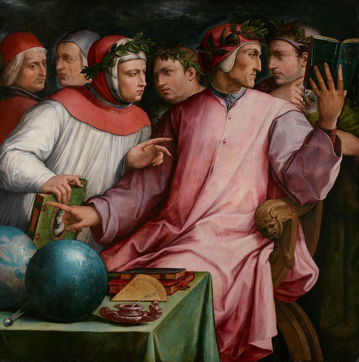 Vasari, Six Tuscan Poets, 1544
