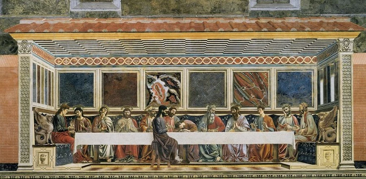 Andrea del Castagno, The Last Supper (1445–50).