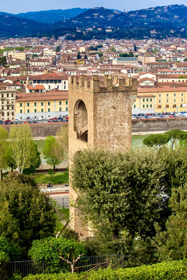 San Niccolò Tower, which offers one of the best viewpoints in Florence