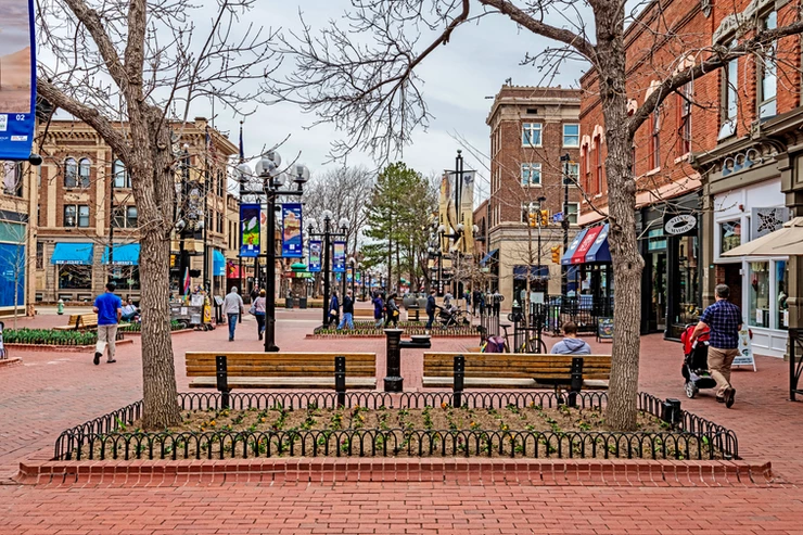 Pearl Street Mall, one of the best things to do and see in Boulder